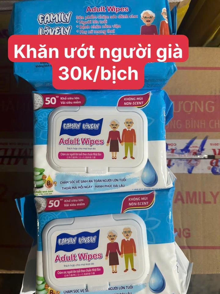Khăn ướt người già/bịch-duoc-ban-tai-Bé Chân 😘😘😘