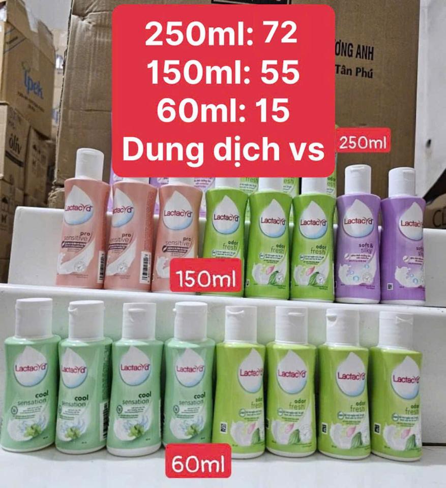 Dung dịch vs lactacyd 250ml -duoc-ban-tai-Bé Chân 😘😘😘