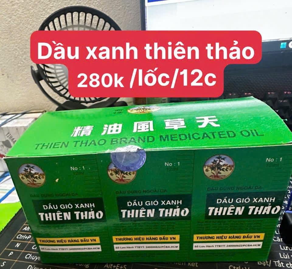 Dầu xanh thiên thảo/lốc/12c-duoc-ban-tai-Bé Chân 😘😘😘