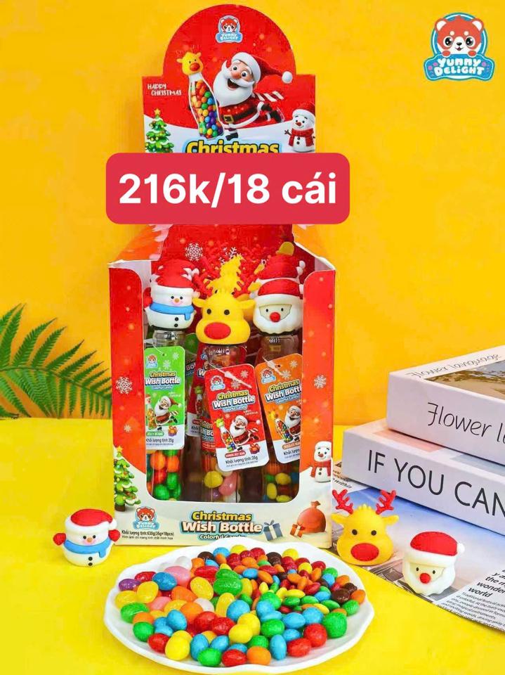 Chai noel/18 cái-duoc-ban-tai-Bé Chân 😘😘😘