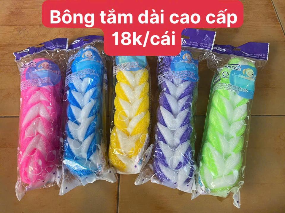 Bông tắm dài cao cấp/cái-duoc-ban-tai-Bé Chân 😘😘😘