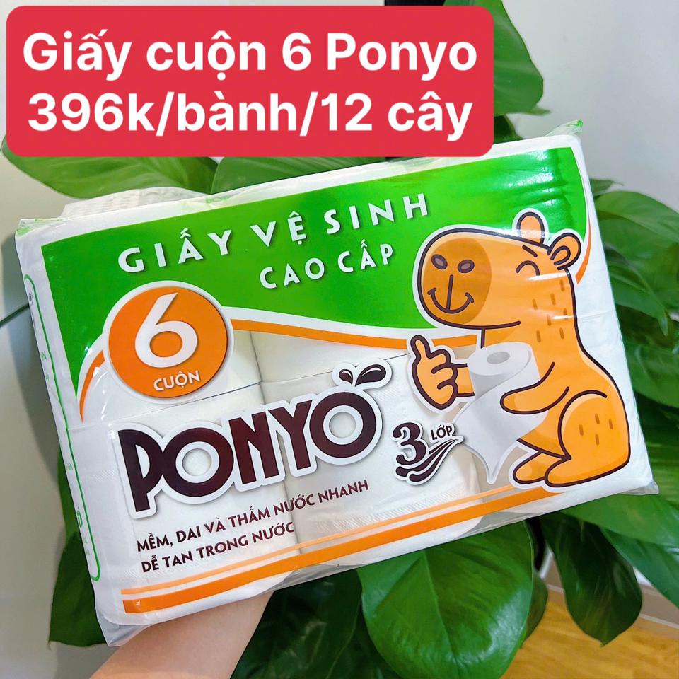 Giấy cuộn 6 ponyo/bành/12 cây-duoc-ban-tai-Bé Chân 😘😘😘