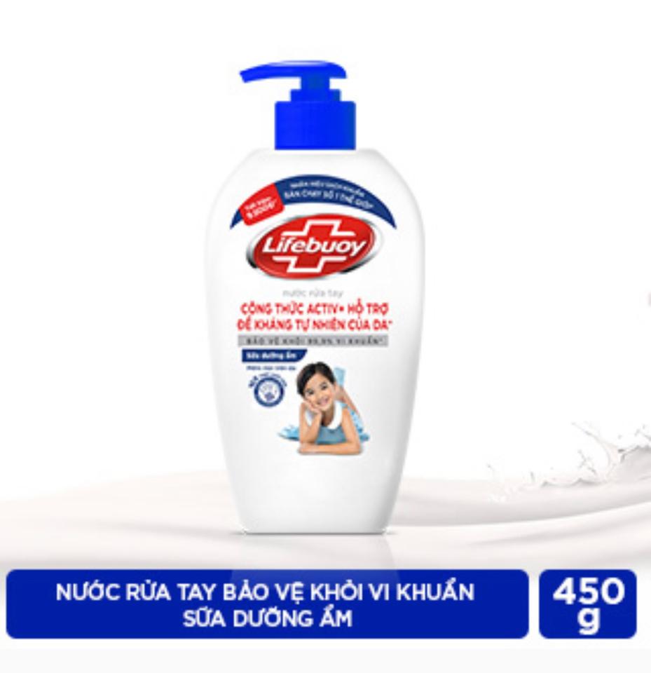 68864825-Lifebuoy Rửa tay dưỡng ẩm 450g/12chai -duoc-ban-tai-Bé Chân 😘😘😘