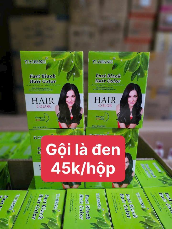 Gội là đen/hộp xanh lá-duoc-ban-tai-Bé Chân 😘😘😘