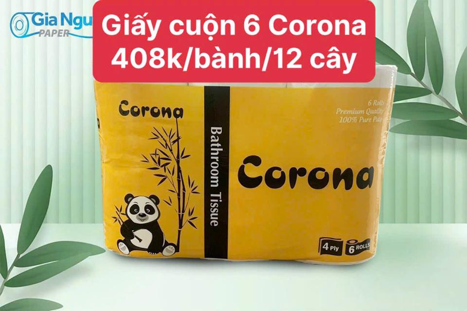 Giấy cuộn 6 corona/bành/12 cây-duoc-ban-tai-Bé Chân 😘😘😘