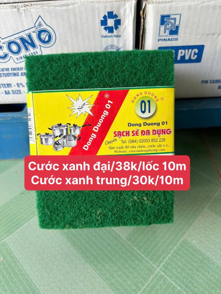 Cước xanh đại/lốc/10 miếng-duoc-ban-tai-Bé Chân 😘😘😘