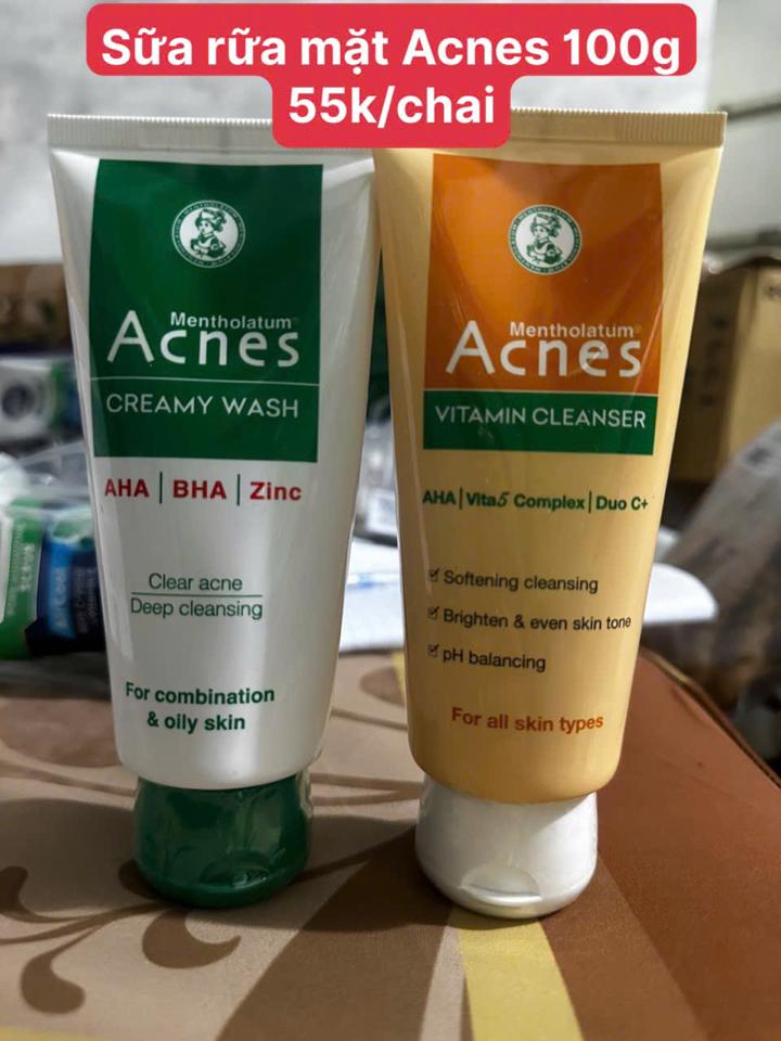 Srm acnes 100g/chai-duoc-ban-tai-Bé Chân 😘😘😘