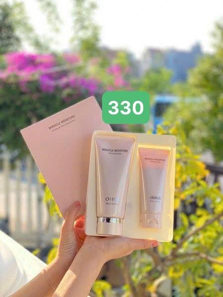 Sét Sữa Rửa mặt Ohui Hồng, Trắng Cao Cấp dưỡng trắng da-duoc-ban-tai-K-DAN HOUSE