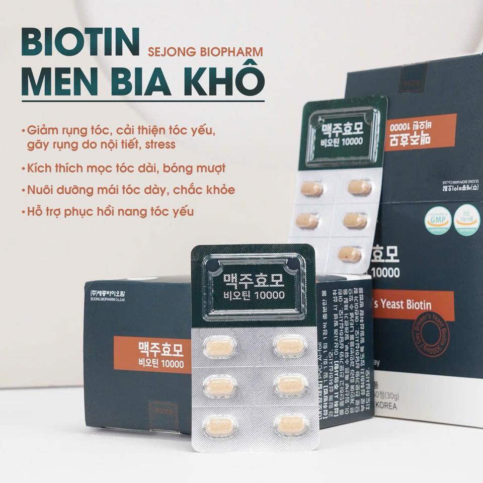 Biotin men bia 60v -duoc-ban-tai-K-DAN HOUSE