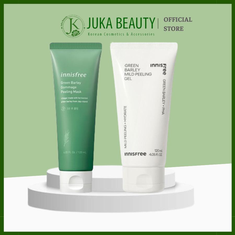 Tẩy tế bào chết mặt Innisfree Green Barley Gommage Peeling Mask/ Mild Peeling Gel-duoc-ban-tai-K-DAN HOUSE