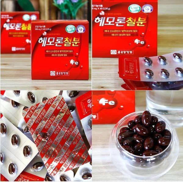 Viên uống bổ sung sắt Hemoron Chong Kun Dang Hàn Quốc 120 viên-duoc-ban-tai-K-DAN HOUSE