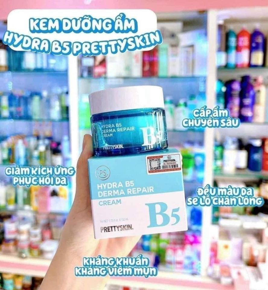 Kem dưỡng giúp phục hồi dưỡng trắng B5 Prettyskin 52ml-duoc-ban-tai-K-DAN HOUSE