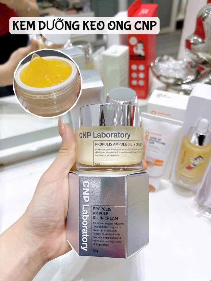 Kem Dưỡng Ẩm Chiết Xuất Keo Ong Dạng Dầu CNP Propolis Ampule Oil In Cream 50g CNP Laboratory -duoc-ban-tai-K-DAN HOUSE
