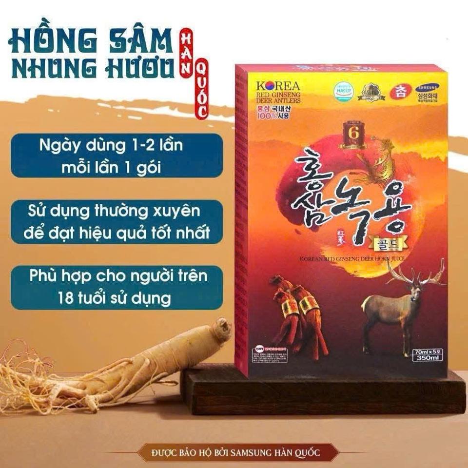 Nước hồng sâm nhung hươu Kanghwa 30 gói x70ml-duoc-ban-tai-K-DAN HOUSE