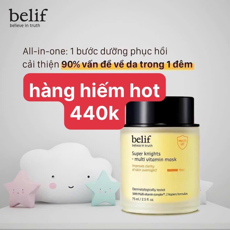 Mặt nạ ngủ dưỡng ẩm và phục hồi da chuyên sâu belif Multi Vitamin Mask-duoc-ban-tai-K-DAN HOUSE