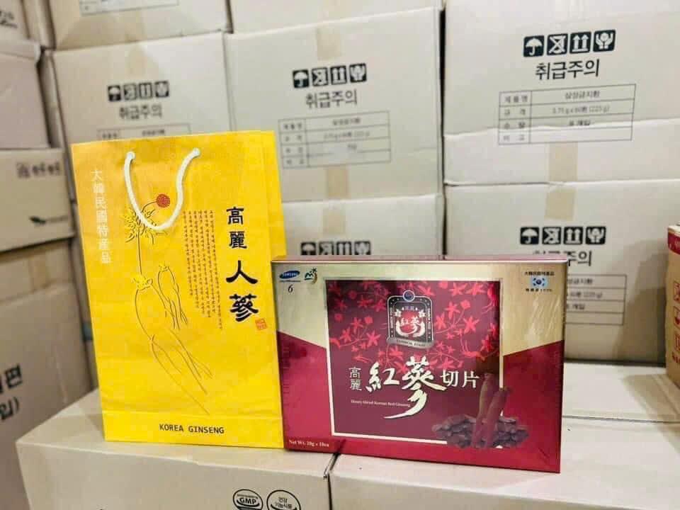 Hồng Sâm Thái Lát Tẩm Mật Ong Sambok Hàn Quốc, Hộp 200gr-duoc-ban-tai-K-DAN HOUSE