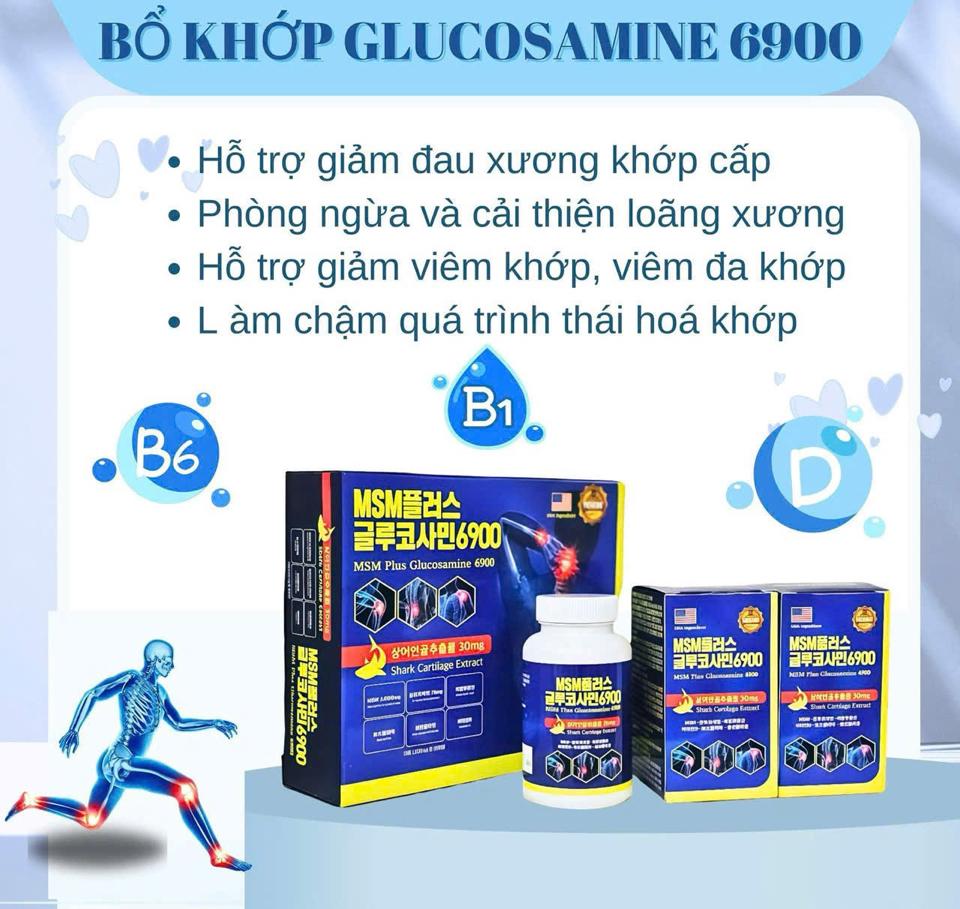 Bổ khớp glucosamine 6900 MSM-duoc-ban-tai-K-DAN HOUSE