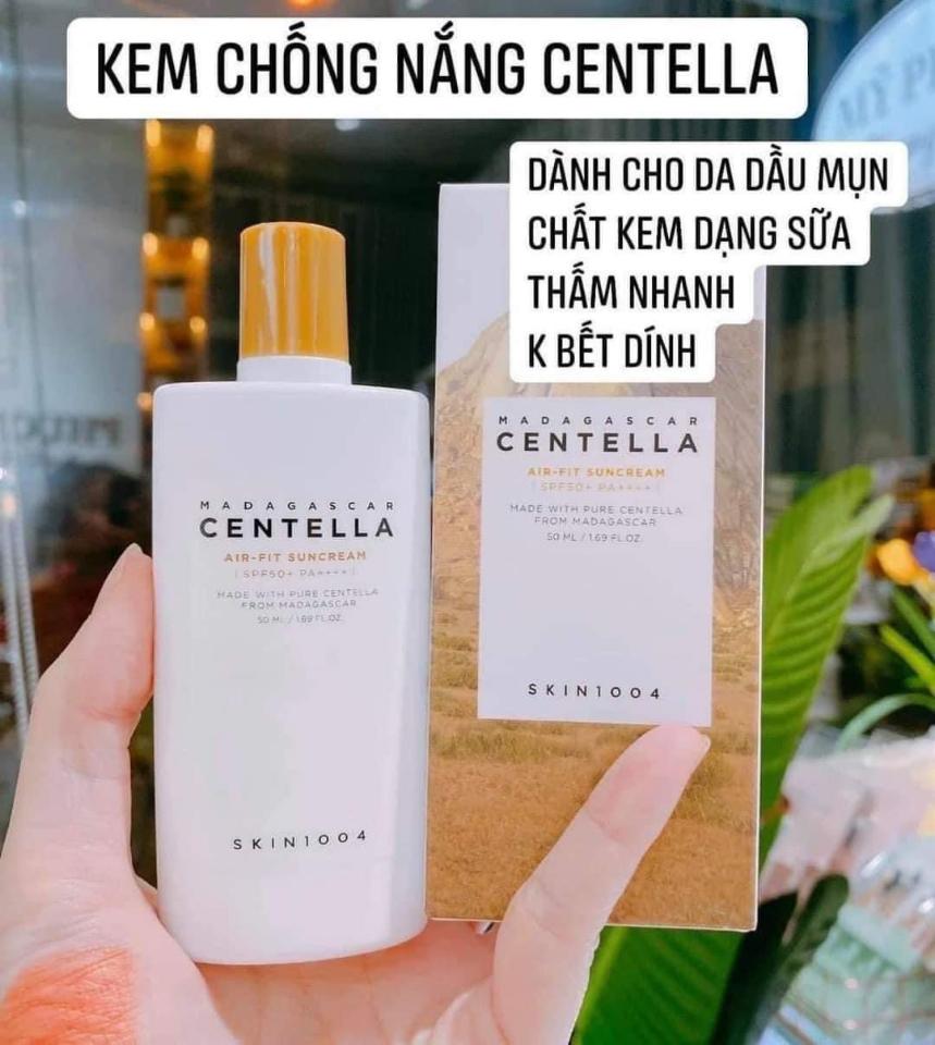 Kem Chống Nắng Skin 1004 Centella GC Rau Má Hàn Quốc Cho Da Nhạy Cảm, Tuýp 50Ml-duoc-ban-tai-K-DAN HOUSE