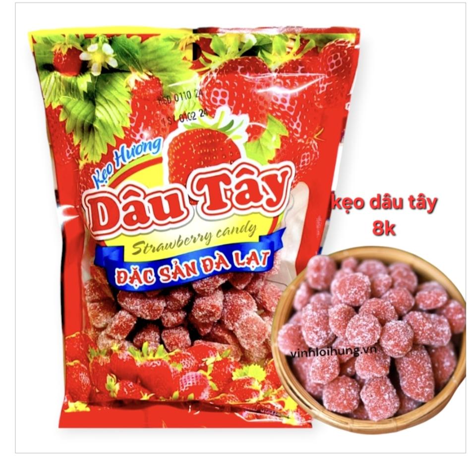 Kẹo dâu tây gói 130g-duoc-ban-tai-ĐẠI LÝ BÁNH KẸO LỘC HỶ