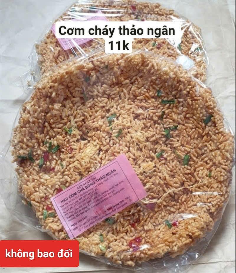 Cơm cháy tròn thảo ngân -duoc-ban-tai-ĐẠI LÝ BÁNH KẸO LỘC HỶ