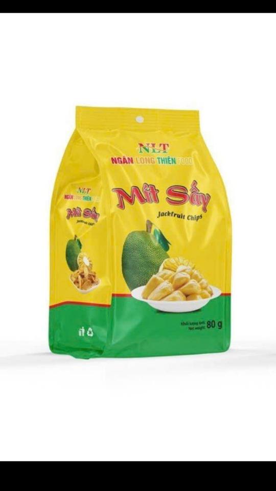 Mít sấy gói 80g ngân long thiên-duoc-ban-tai-ĐẠI LÝ BÁNH KẸO LỘC HỶ