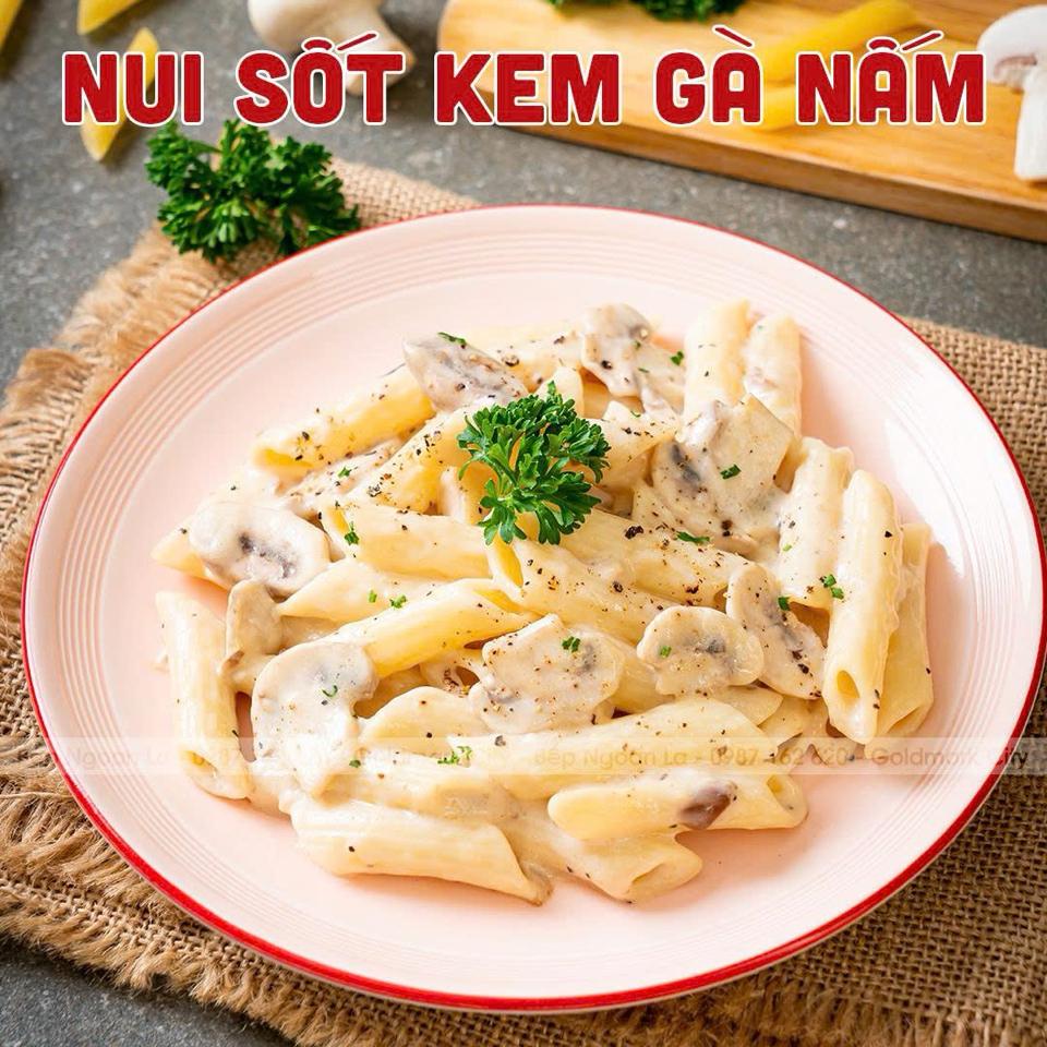 Nui sốt kem gà nấm-duoc-ban-tai-Ngoan La Shop