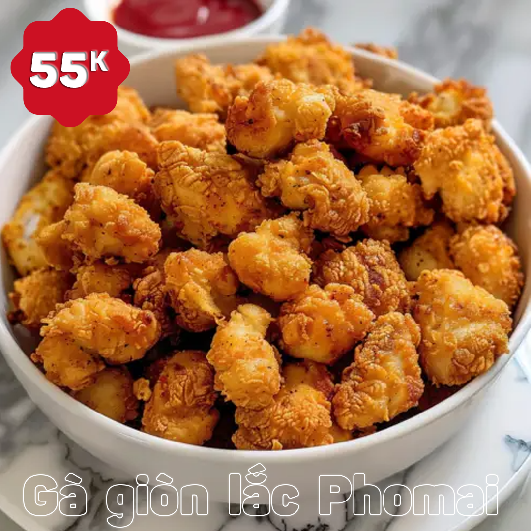 Gà giòn lắc phomai-duoc-ban-tai-Ngoan La Shop