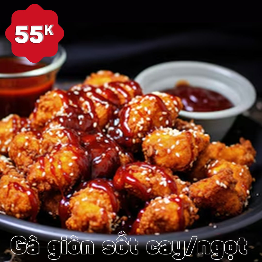 Gà giòn sốt cay-duoc-ban-tai-Ngoan La Shop