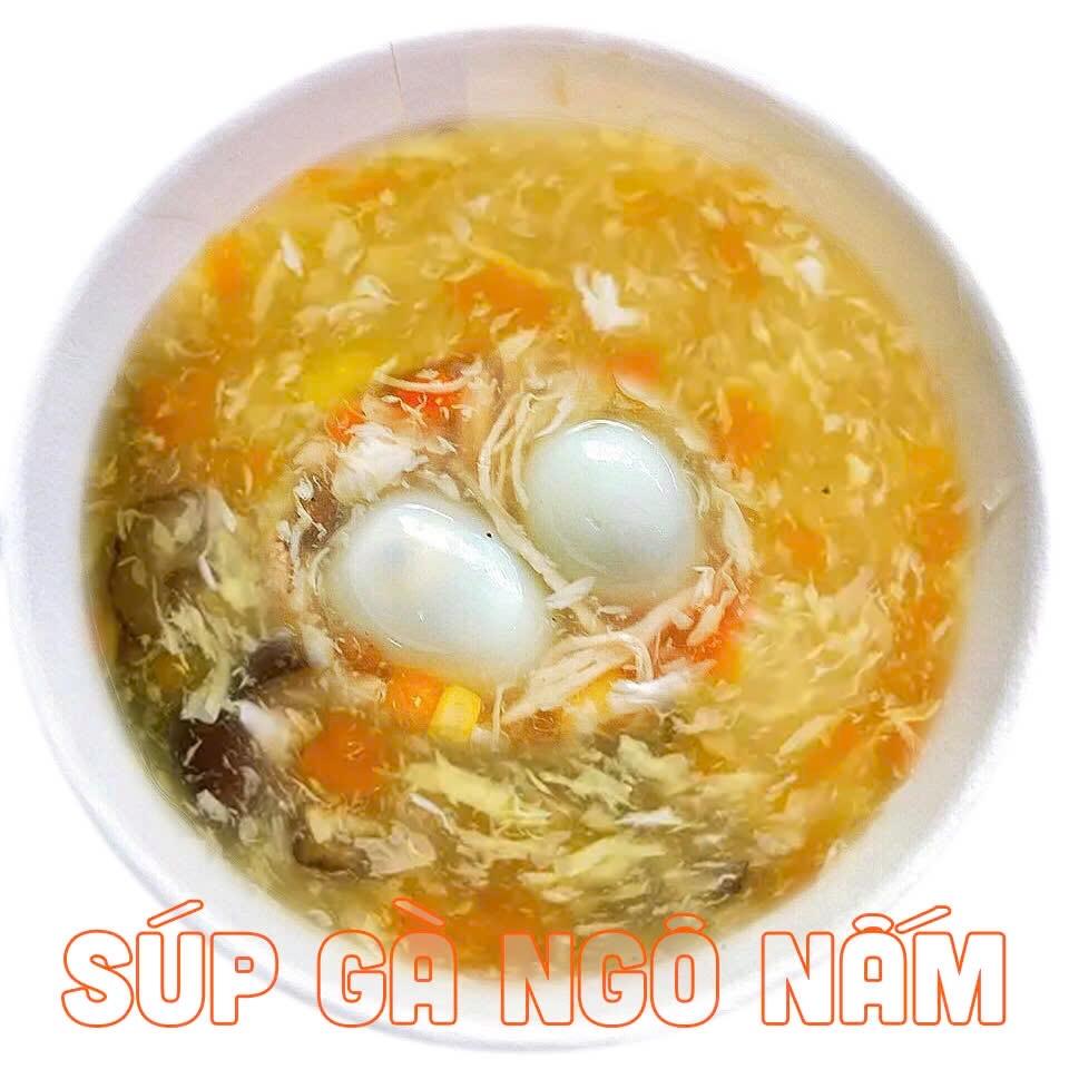 Súp gà ngô nấm-duoc-ban-tai-Ngoan La Shop