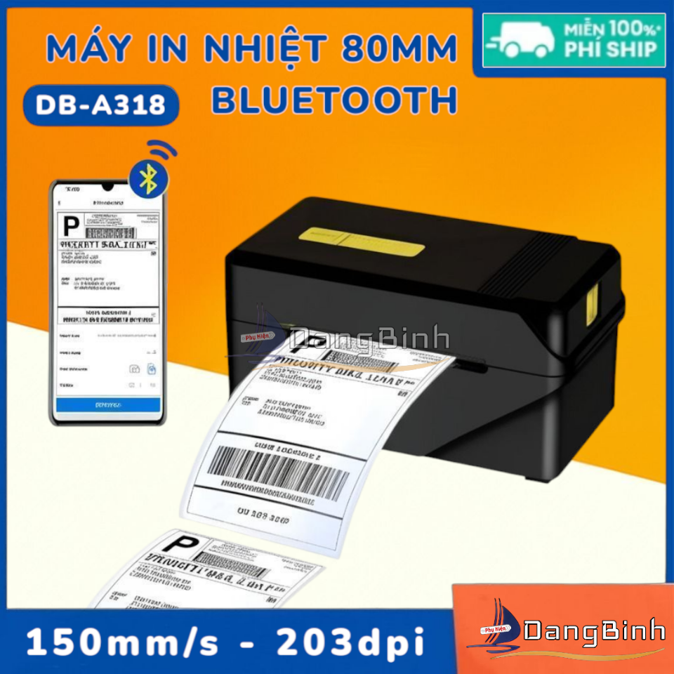 [Gói 6 Tháng] Máy In Nhiệt Mini 3 Inch Kèm 100 Tem In Và Kệ Đựng Giấy In Nhiệt Chuyên Dụng In Các Loại Hóa Đơn Vận Đơn Tốc Độ Nhanh Siêu Rõ Nét-duoc-ban-tai-DangBinh Group