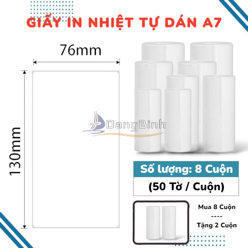 [8 Cuộn] Giấy In Nhiệt Dán A7-duoc-ban-tai-DangBinh Group