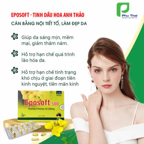 Eposoft - Cân bằng nội tiết tố, làm đẹp da-duoc-ban-tai-TAP HOA SO