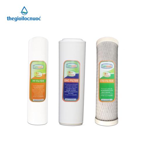 Bộ lõi lọc thô nhãn hiệu Euromade, combo 3 lõi (1,2,3), model: F-COMBO1-2-3-duoc-ban-tai-TAP HOA SO
