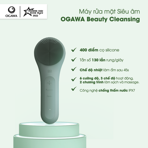 Máy rửa mặt, mã sản phẩm XPRE119-OB-119: OGAWA Beauty - Facial Cleansing Massager-duoc-ban-tai-TAP HOA SO