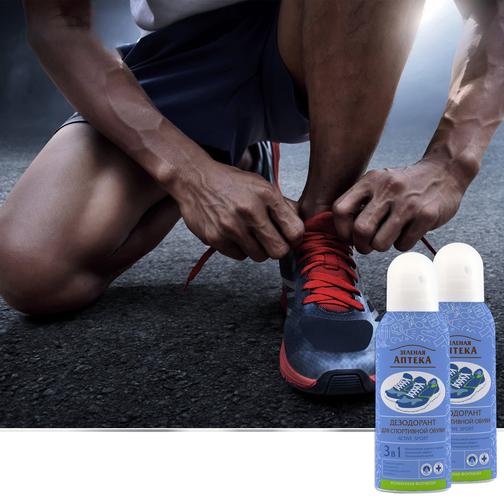 Xịt Khử Mùi Giày Thể Thao Zelenaya Apteka “Active Sport” 3in1-duoc-ban-tai-TAP HOA SO