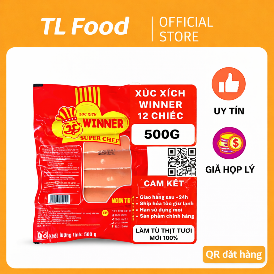 Xúc Xích CP Winner 12 cái-duoc-ban-tai-TL Food