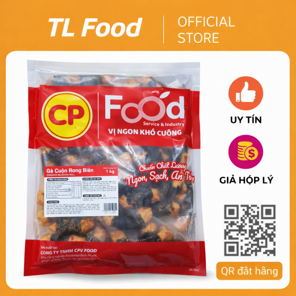 Gà Cuộn Rong Biển CP gói 1kg-duoc-ban-tai-TL Food