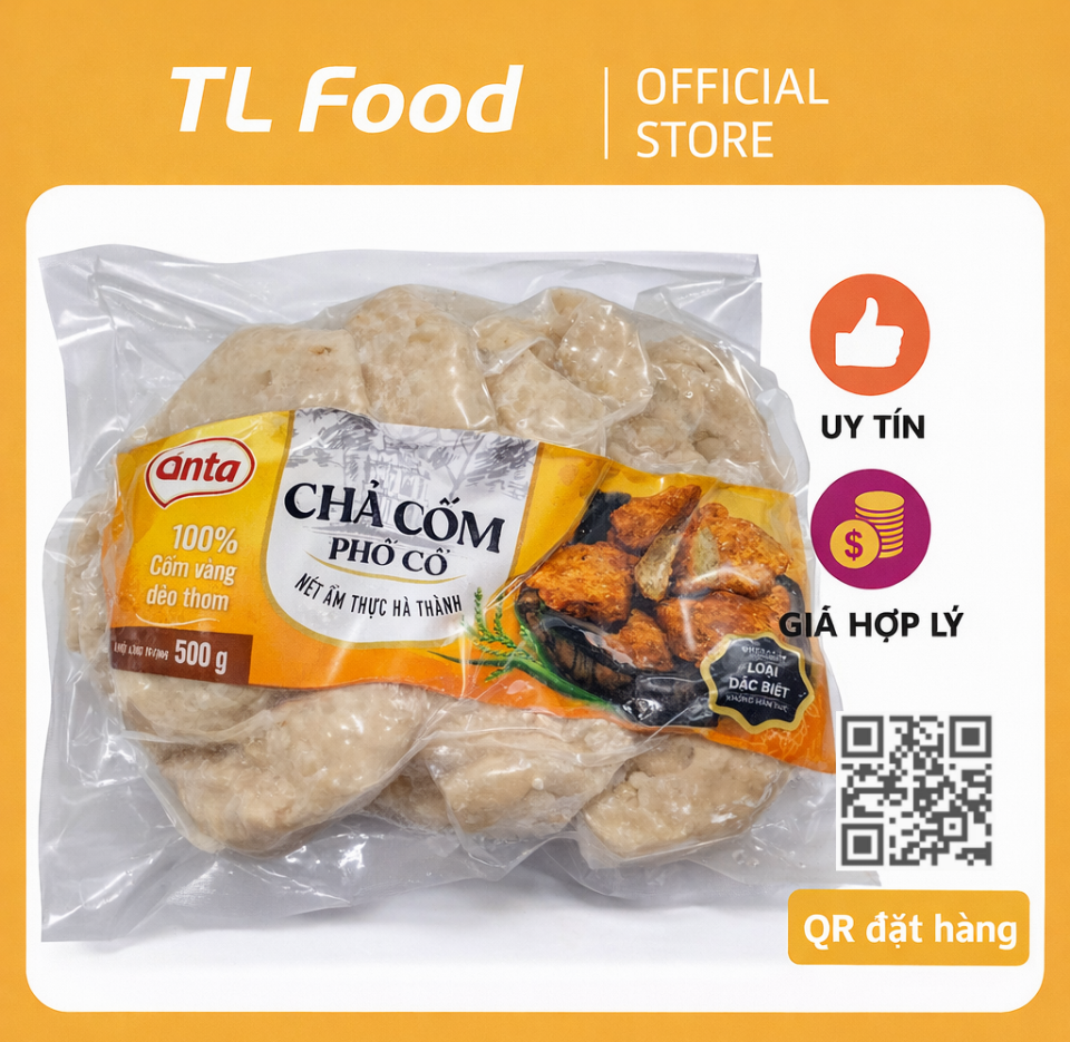 Chả Cốm Phố Cổ gói 500g -duoc-ban-tai-TL Food