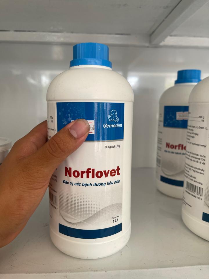 Norflovet_ chai 1 lít -duoc-ban-tai-Thủy sản Ngọc Tú