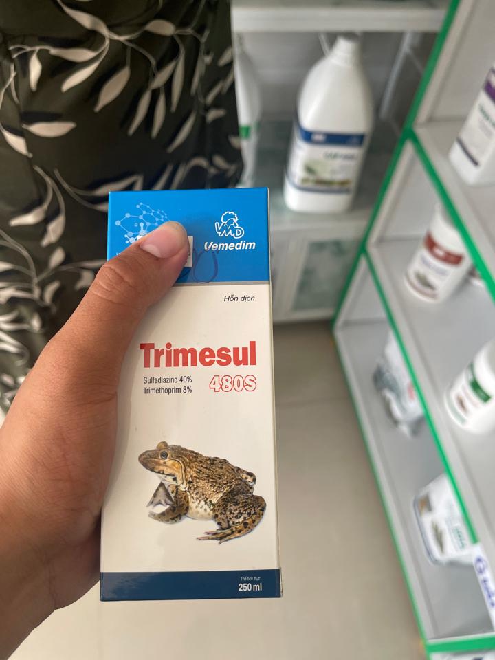 Trimesul 480S ếch _ 250ml -duoc-ban-tai-Thủy sản Ngọc Tú