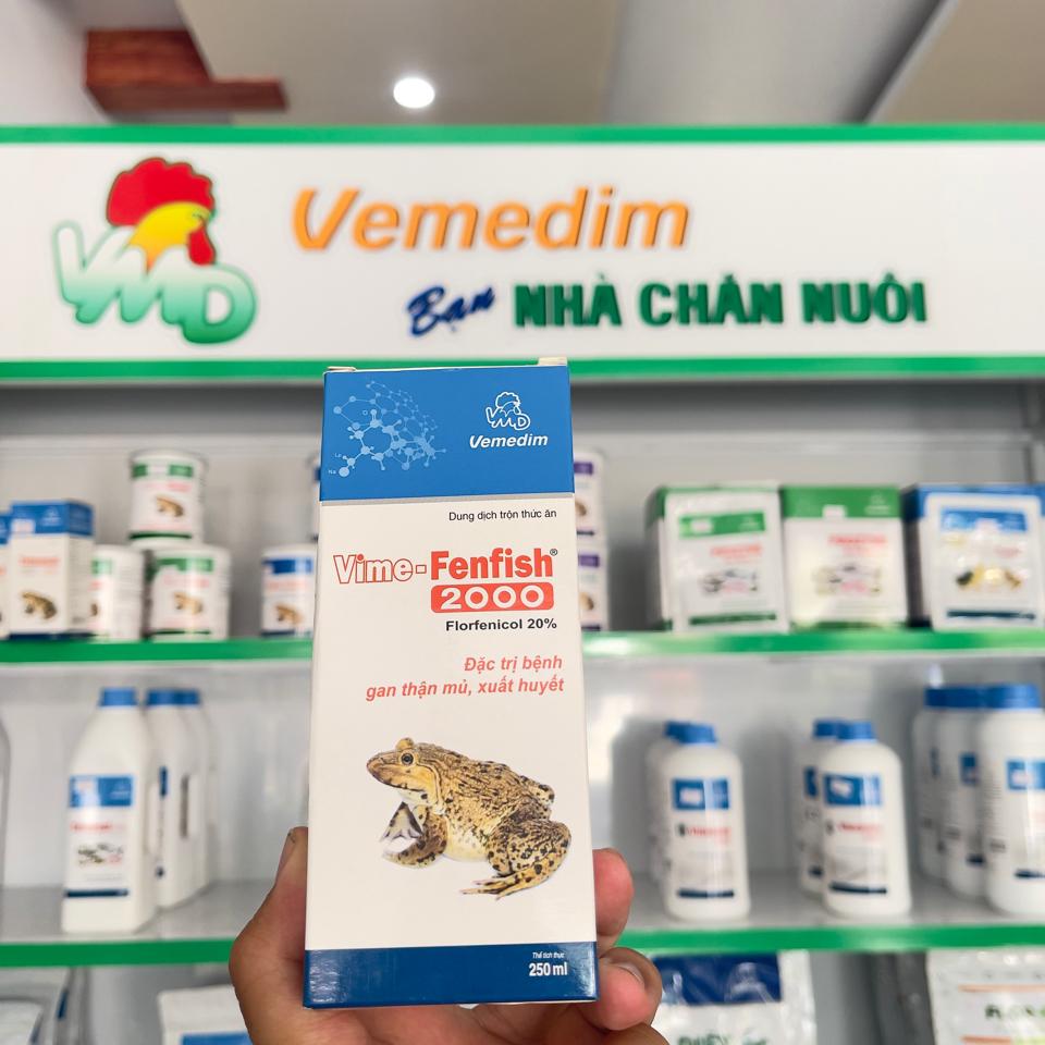 Vime Fenfish 2000 ếch _ chai 250ml-duoc-ban-tai-Thủy sản Ngọc Tú