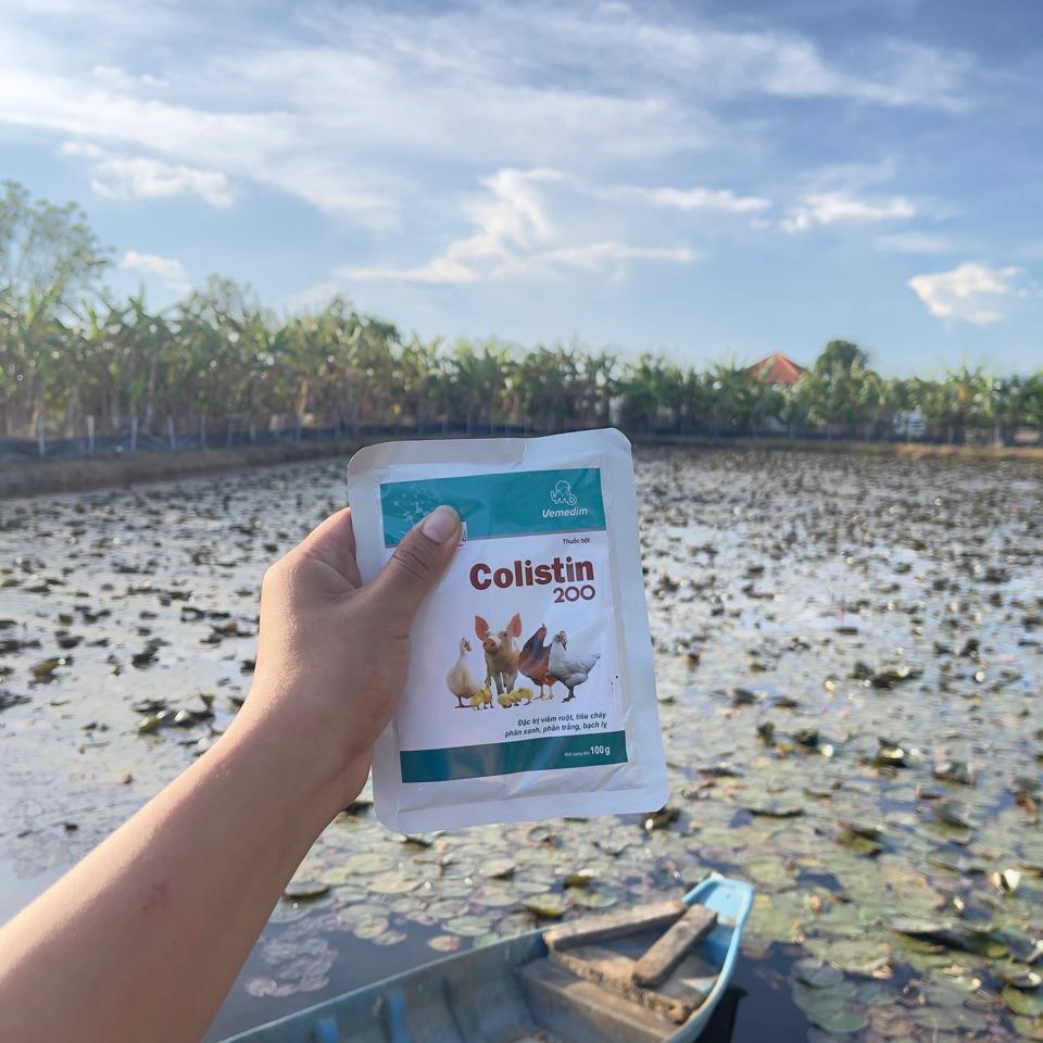 Colistin 200_ 100g-duoc-ban-tai-Thủy sản Ngọc Tú