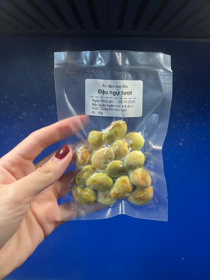 Đậu ngự tươi-duoc-ban-tai-Ăn dặm mẹ Min