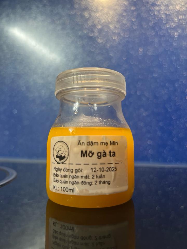 Mỡ gà ta-duoc-ban-tai-Ăn dặm mẹ Min