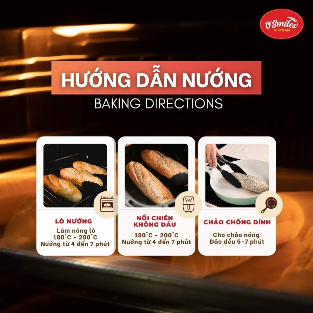 BÁNH MÌ CẤP ĐÔNG O'Smiles-duoc-ban-tai-Nhà của Mẹ Nghé Ngọ