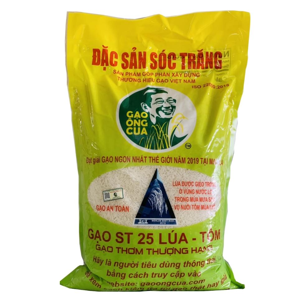GẠO ST25 LÚA - TÔM CHÍNH HÃNG ÔNG CUA -duoc-ban-tai-Nhà của Mẹ Nghé Ngọ