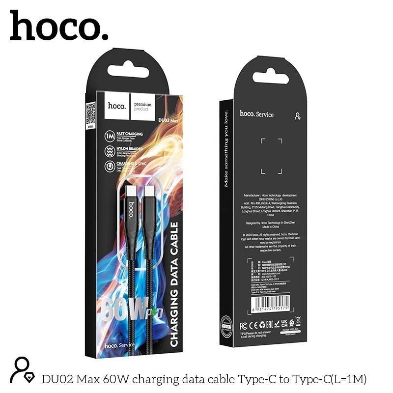 Cáp Type-c to Type-C Hoco DU02 1M-duoc-ban-tai-PHỤ KIỆN LÊ TUẤN