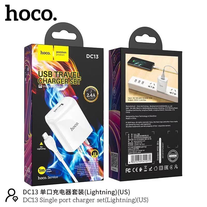 Bộ Sạc iP Hoco DC13-duoc-ban-tai-PHỤ KIỆN LÊ TUẤN