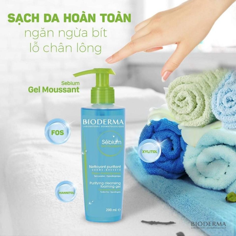 Sữa rửa mặt Bioderma da dầu, mụn-duoc-ban-tai-Da liễu Bác sĩ Hải Hà - BV Da liễu Hải Dương, 144 Quang Trung, tpHD