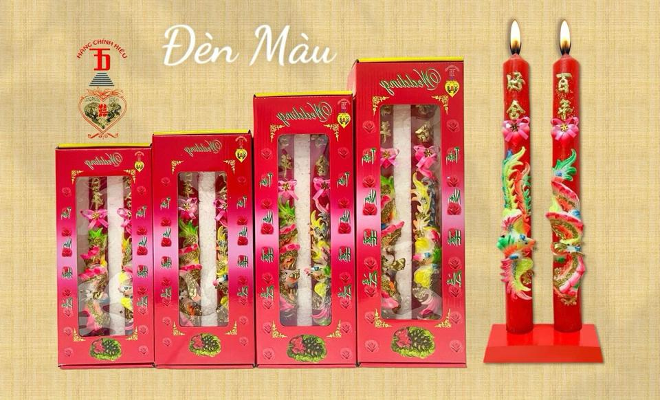 Đèn cầy màu-duoc-ban-tai-PHẠM THUỲ LINH CS2 (Sài Gòn)